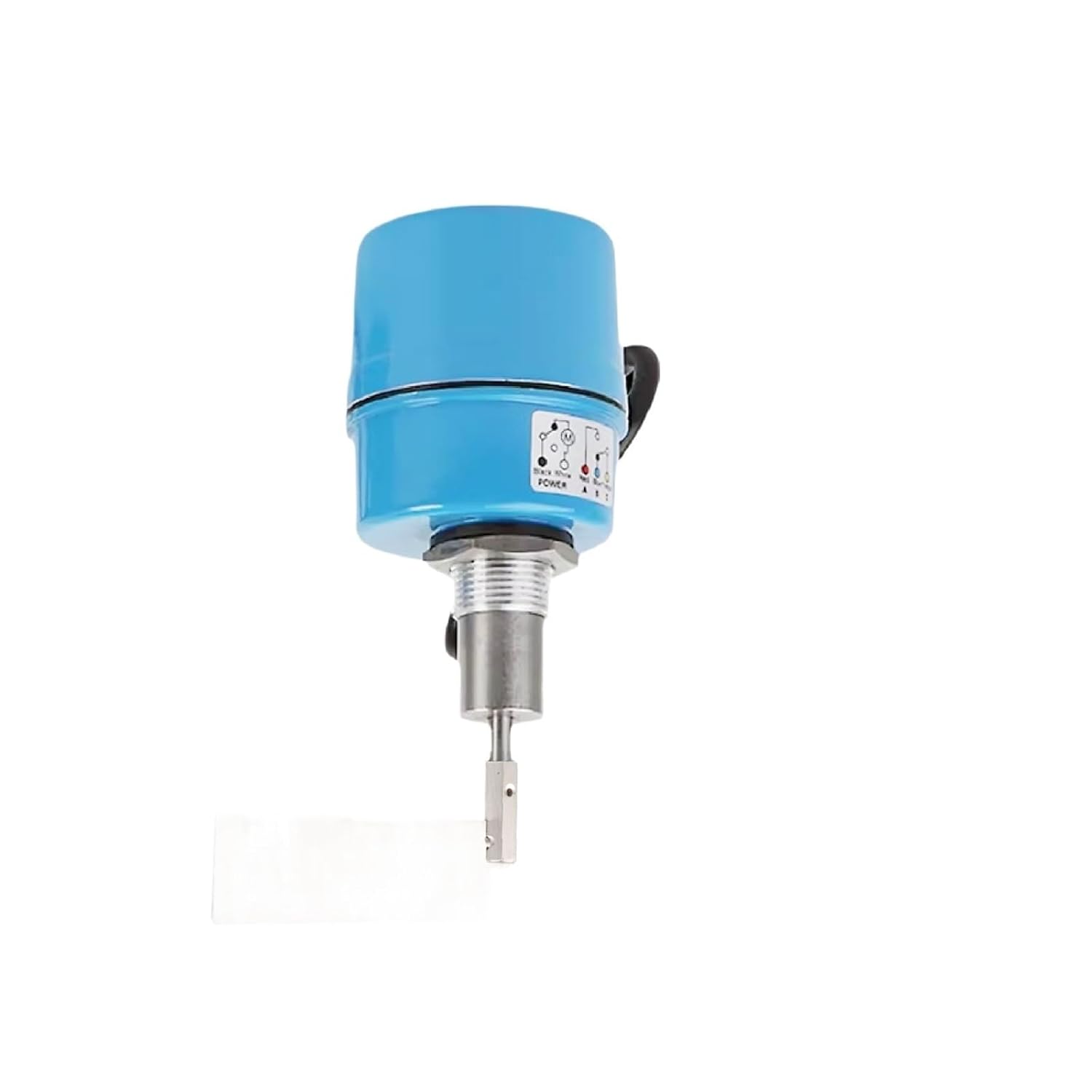 Rotary Paddle Level Switch AC220V DC24V Stainless Steel 304 Point Sensor for Silo Bin Powder Granular High Temp(-20-80-D,24v)