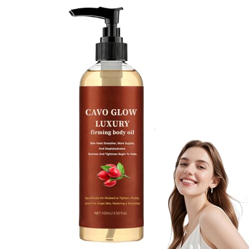 Coolord Cavo Glow Firming Body Oil for Crepe Skin Cavo Glow Luxury Body Oil After Shower Body Oil for Women Tightens & Plumps Full Body (1pc)