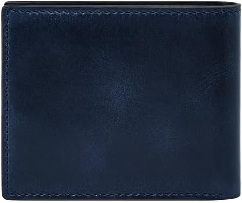 Fossil Men's Derrick RFID-Blocking Leather Bifold Wallet with Flip ID Window for Men - Image 3