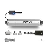 JOREVS UV Water Filter - Whole House UV LED Water Purifier, Mercury-Free Water Purification System, Easy Installation & Cleaning, 12 GPM Energy-Saving Whole Home Water Filtration