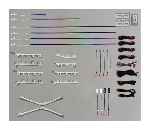 Mold Version 24 Light Ambient Light Compatible with Land Rover Evoque 2020-2023 Screen Control Rearview Mirror Button Control(C)