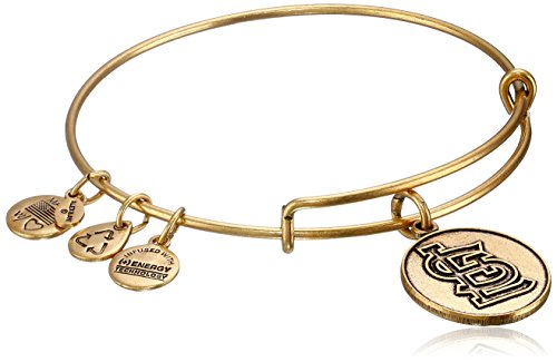 Alex and Ani St. Louis Cardinals Cap Logo Expandable Rafaelian Gold Bangle Bracelet