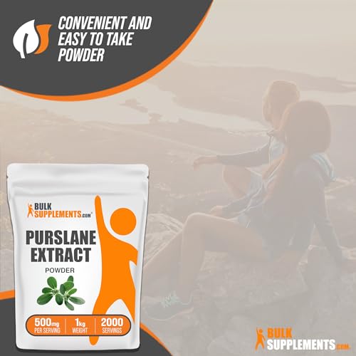 image for BulkSupplements.com Purslane Extract Powder - Portulaca Oleracea Extra