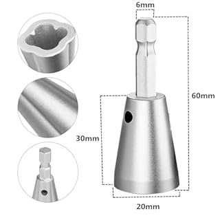 2pcs Wire Twisting Stripping Tool for Drill,Cast Steel Drill Wire Twister Stripper Connector,high Hardness,Wear-Resistant,Electrician Special,Low rotational Speed