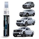 COSLAKE Car Touch Up Paint(Space White Metallic(A3)) for Ford, Car Paint Scratch Repair Kit, Quick & Easy Solution to Repair, 2 in 1 Scratch Remover Pen with 2PCS Disposable Micro Applicators