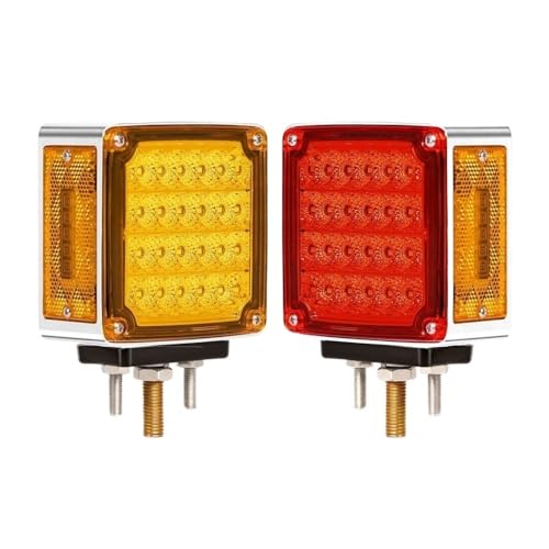 Lampe feu arrière de stop pour camion lourd et remorque double face LED