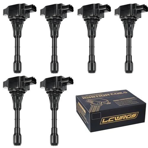 Set of 6 Ignition Coil Pack fits for 2008 2009 2010 2011 2012 2013 Infiniti G37 M37 EX37 Nissan 370Z 3.7 Coils Replaces UF617 22448EY00A