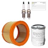 Universal Generator Parts Replacement for 0G5894 and 07185ES w/ 496018T Spark Plugs (Kit1)