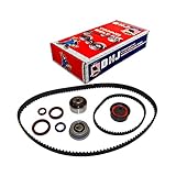 DNJ TBK162 Timing Belt Kit for 2004-2007 Mitsubishi Eclipse, Galant, Lancer 2.4L L4 16V SOHC 2400cc
