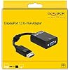 DeLOCK DisplayPort Male to 15 Pin Female VGA Adapter