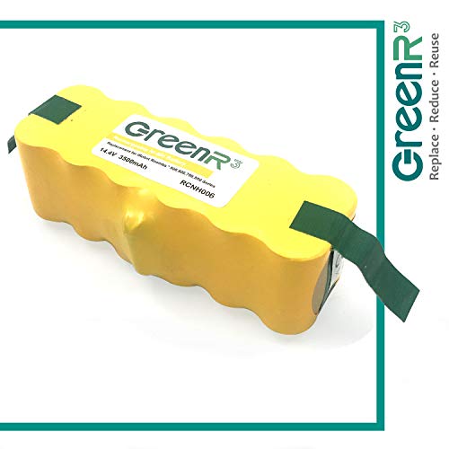 GreenR3 3.5Ah Ni-Mh Replacement Battery for iRobot Roomba R3 500 600 700 800