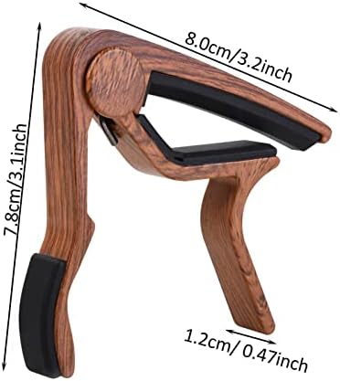 5 Pcs Capo For Acoustic Guitar,2-Pack Universal Single Handed Capo In Musical Instruments | Capo Guitar Capo For Acoustic And Electric Guitars, Guitar Capo Or Ukulele Capos - Black With 5