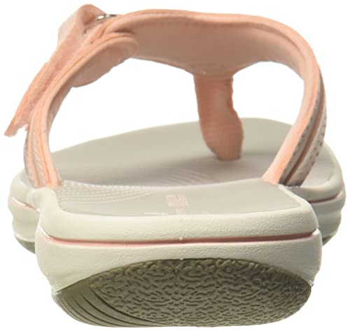 Clarks Women's Breeze Sea Flip-Flop, Blush Synthetic, 10 #TOP2