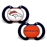 Baby Fanatic Denver Broncos 2 Piece Pacifier Set