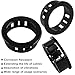 Murtenze 30 Pcs Black Snap Bushing 1 1/8 Inch Mounting Dia Nylon Snap in Cable Hose Bushing Grommet Protectors SB-30