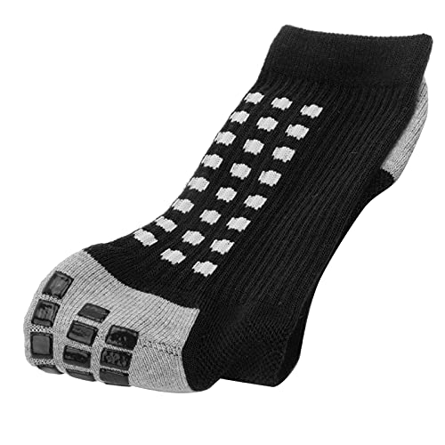 Meias antideslizantes e antiderrapantes para esportes e futebol americano(black)