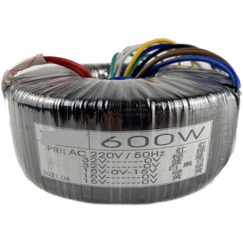 Transformateur toroïdal 600W et alimentation audio pure à isolation sèche
