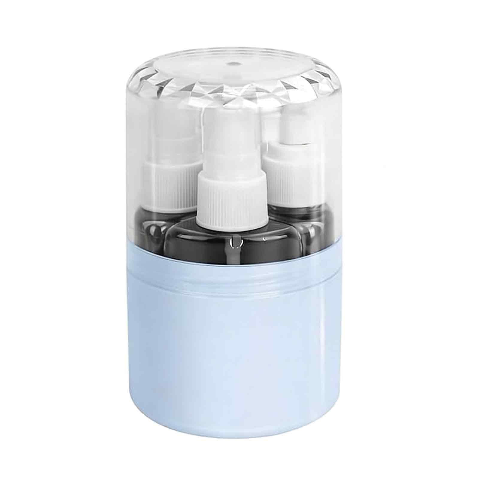 4 in 1 Travel Dispenser Bottle, Portable Toiletry Bottles Kit for Travel, Convenient Storage Solution for Frequent Travelers, Blue 4 in One Dispenser-image-12