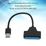 Adapter SATA do USB 3.0, Ciciglow, Obsługuje Kabel Adaptera Dysku Twardego UASP USB3.0 SATAIII do Dysków Twardych z Interfejsem SATA 2.5in 3.5in