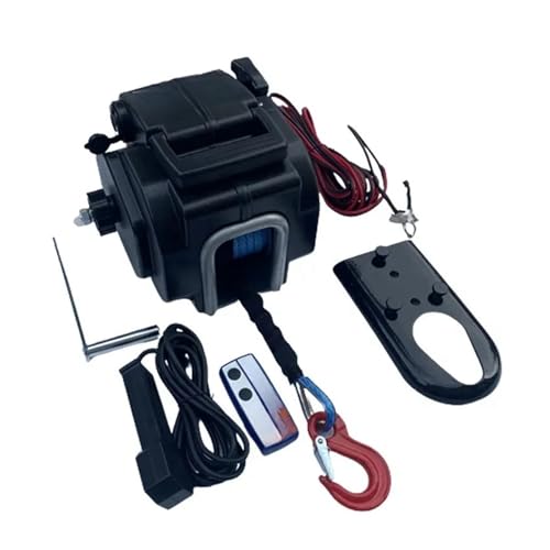 Cabrestante eléctrico portátil 5000 libras 12V miniatura 2