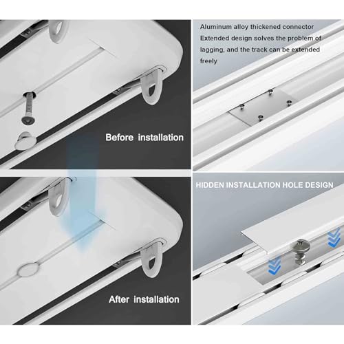 Tringle à rideaux double séparation pour un salon modulable et calme