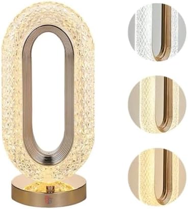 Luminária de Mesa Abajur de Cabeçeira com 3 Modos de Iluminação L...