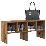 smnyxs Schuhregal, stapelbar, aus Holz, 89,5 x 30 x 40 cm