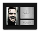 HWC Trading Jack Nicholson The Shining Gifts Printed Signed Autograph Picture for Movie Memorabilia Fans - US Letter Size