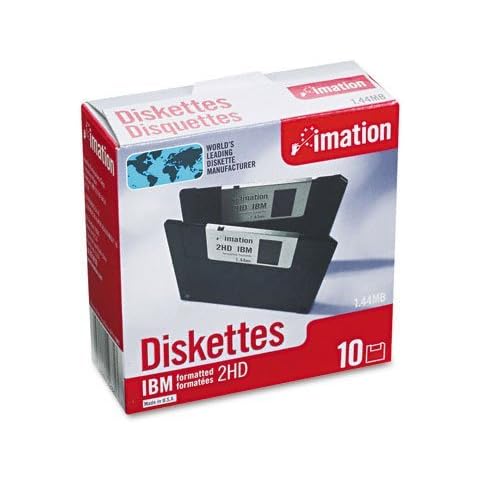 Imation Discos de 3,5" DS/HD con formato y diseño antiestático Cover