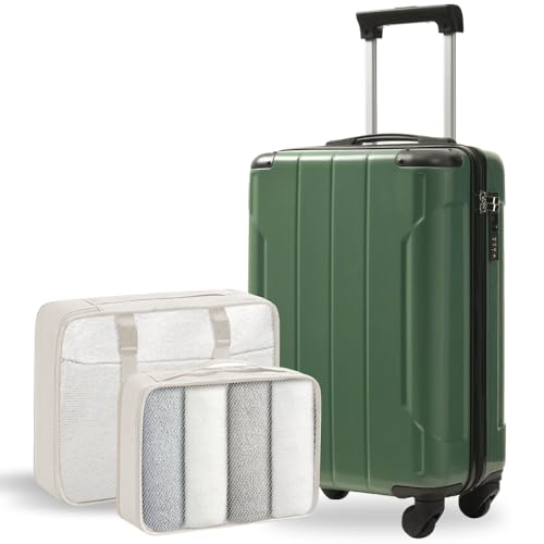 Hardshell Luggage, Lightweight Durable ABS Suitcases with Double Wheels, Expandable 28-inch Checked 28