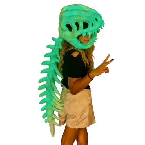 Disfraz de esqueleto de dinosaurio, trajes de vestir, trajes de juego de rol navideños, para actuaciones escénicas, convenciones, casa embrujada, escuela, obras de teatro, bailes de máscaras