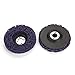 5 Piece Poly Strip Wheel Disc Set, 100mm 60 Grit Abrasive for Angle Grinders, Paint and Rust Removal Tool for Metal, Wood, Fiberglass