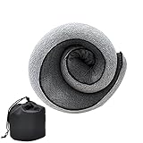 DISPRA Viajes, Almohada Cervical Viaje Vuelo, Accesorios Cómodo Cuello Soporte Cojín de cabeza para el avión Descanso Sueño