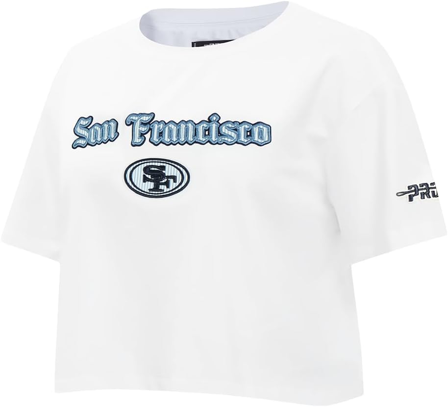 Pro Standard Womens NFL Country Club Short Sleeve Boxy Tee - Image 3