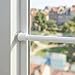 Venwemong 2 uds Barra Cortina Tensión Pequeña 3 en 1 Extensible Sin Taladrar, Resorte 10 mm Ajustable 30-45 cm, para Marcos Ventanas, Ventanas, Armarios, Estanterías, Sujeción Segura sin Perforar