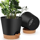 YNNICO 8-Inch Self-Watering Pots