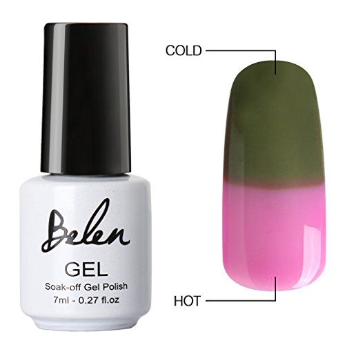 Belen Chameleon Temperature Colour Changing Gel Polish Soak Off Nail Art Varnish 5011
