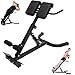 Heavy - Duty Hyperextension bench；Roman Chair: 5 - Level Adjustable Incline, Back extension bench Ab/Glute Workouts, 330lbs Capacity Home Gym Equipment