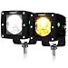 Auxbeam 3 Inch LED Pods 16w LED Light pods Bicolor Series Fog Lights Square Cube Lights Spot Beam Driving Light Waterproof for Offroad Truck 4WD SUV ATV UTV (Pack of 2)