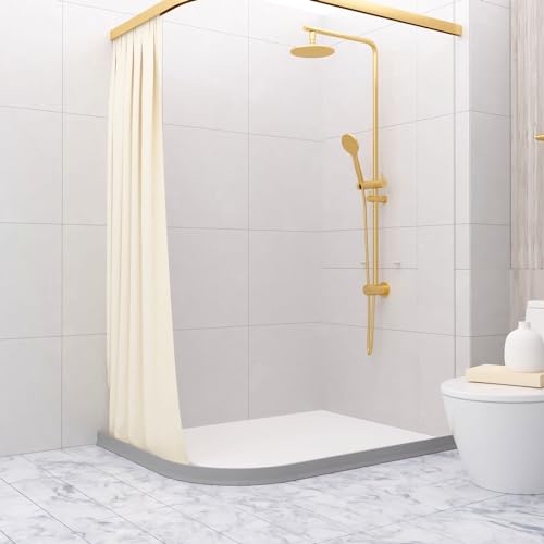 Raycity 3"H Shower Threshold Water Dam, Shower Water Guard (59 inch, Grey) by Raycity - Used condition - Image 8