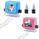 Little Professor Rechentrainer Kinder, 2 Stück Rechenrally Zahlen Roller Lehrerstempel Grundschule, Mathe Plus- und Minusrechnen Abdruck schwarz, für Schulkinder ab der 2. Klasse empfohlen.