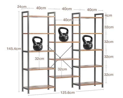 Estantería con 14 estantes para solucionar el desorden en habitaciones pequeñas 4