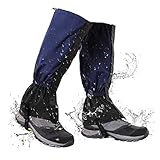 ★ Wandergamaschen Kompaktes Design: Schneegamaschen Klein, wasserdicht, leicht und platzsparend. Kann im Rucksack verstaut werden. Perfekte Gamaschen für Stiefel