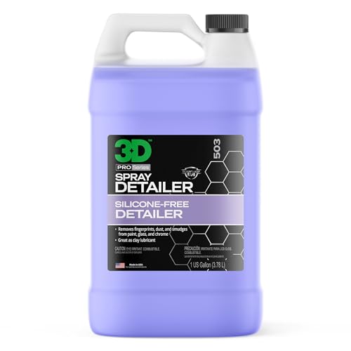 3D Spray Detailer - Silicone-Free Body Shop Detailer Spray for Freshly Painted Vehicles 1 Gallon