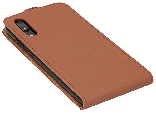 mumbi Flip Case Compatible with Huawei P20 Brown - Image 4
