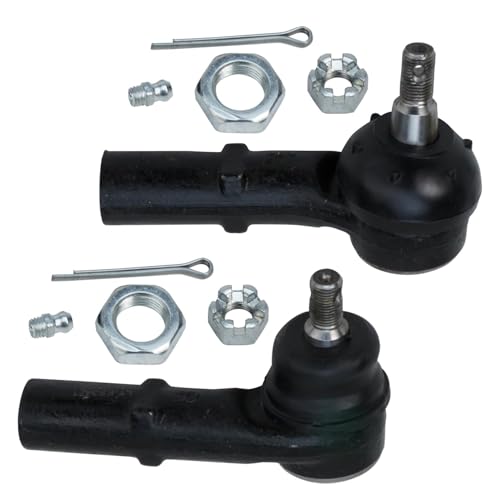 Image of Detroit Axle - 8pc Front End Kit for Ford Contour Mercury Mystique Cougar, 2 Lower Control Arms with Ball Joints 2 Sway Bar Links 4 Outer Inner Tie Rods 1999 2000 Replacement