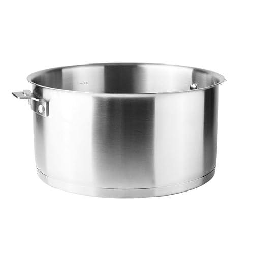 Lacor - 56616 - Body for Combi Saucepan, 18/10 Stainless Steel, Aluminium, 1.5 litres, Sandwich Thermodifuser Bottom, Stackable, Suitable for Induction, Dishwasher Safe, Oven Safe, Ø16cm