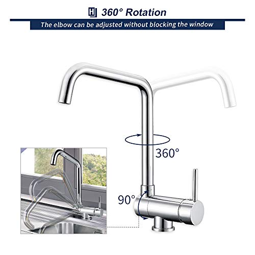 HOMELODY Rubinetto Cucina Pieghevole Rubinetto