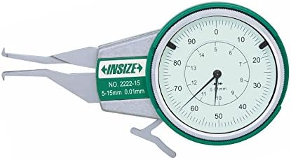 INSIZE 2222-25 Internal Dial Caliper Gage, 5-25 mm, Graduation 0.01 mm