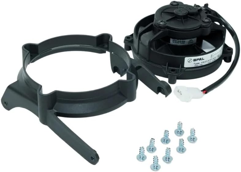 Exed Parts® – Original SPAL Radiator Cooling Fan and Mounting Kit for KTM/Husqvarna/GasGas TBI models, Dirt Bike Models from 2024, 2+4 Stroke – Perfect fit, Easy to Install